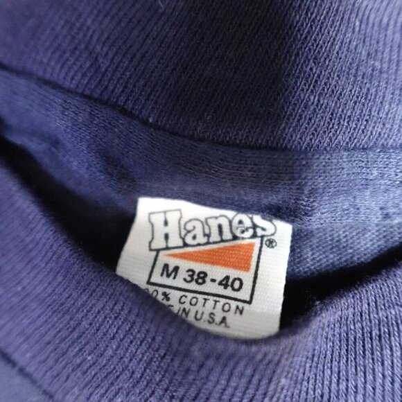 Vintage 1970s Henry Gunther Shirt Small Blue VFW Post 1858 Oldstock Baltimore - Picture 3 of 6